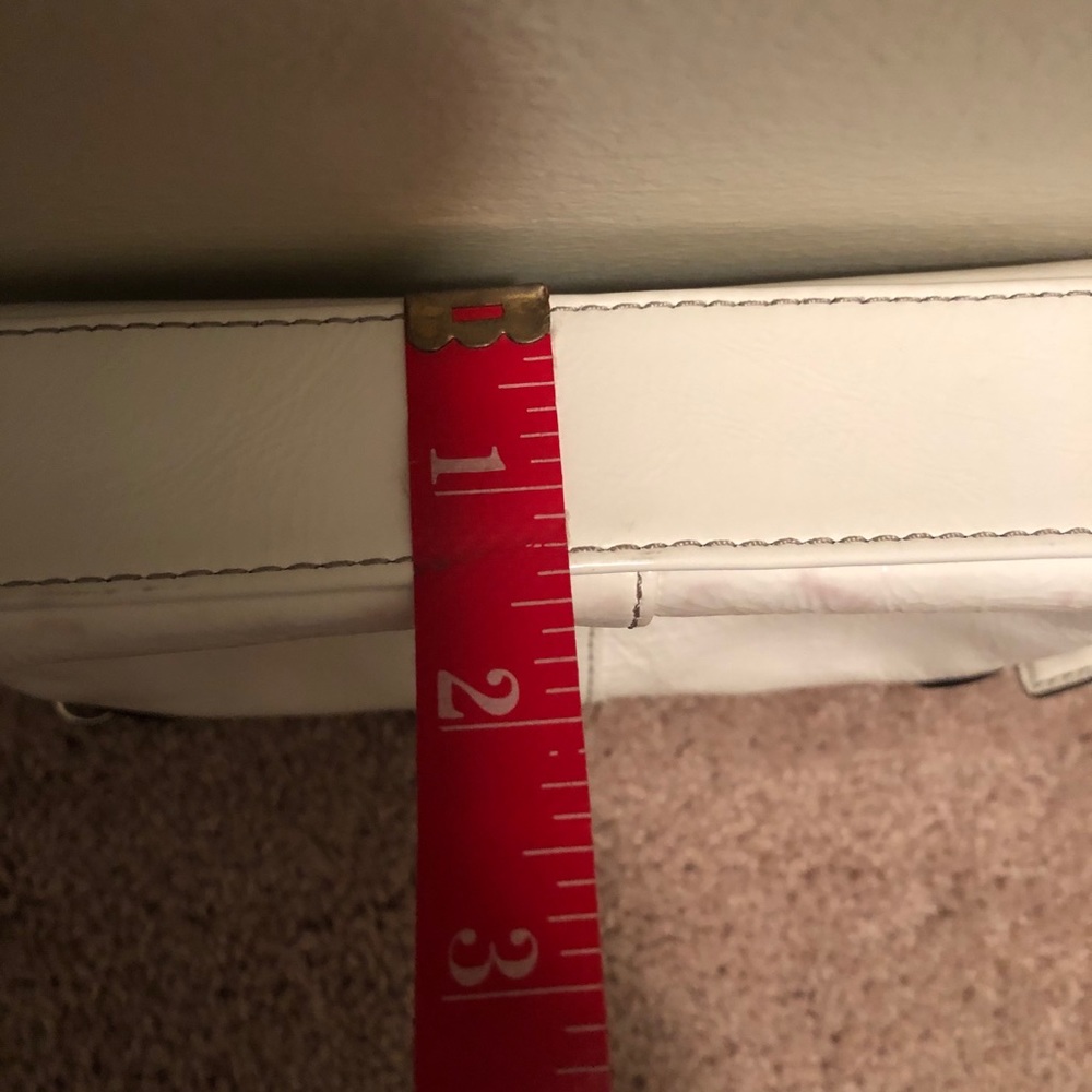 Coach Fold-over Wristlet Bag Purse White - Picture 11 of 15
